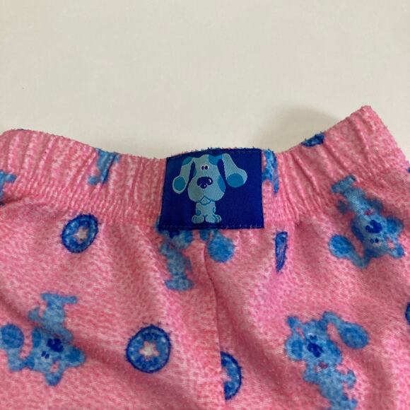 Vintage 2000s Y2K Blue's Clue's 18M Pink & Blue Pajama Pjs Set - Picture 7 of 8